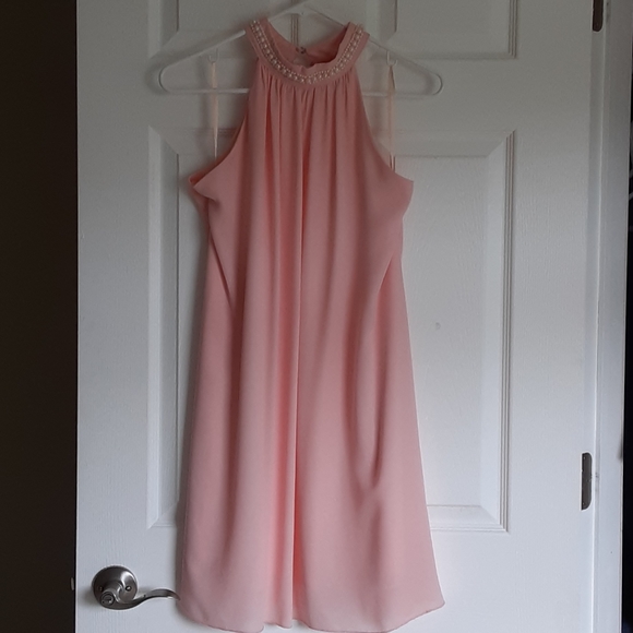 Halter Chiffon Dress - Picture 2 of 6